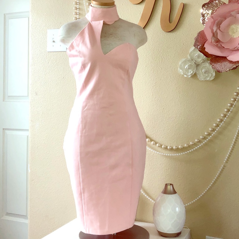 Pink glamorous dress